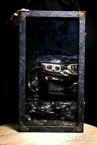 Нарды под стеклом «BMW» в подарок