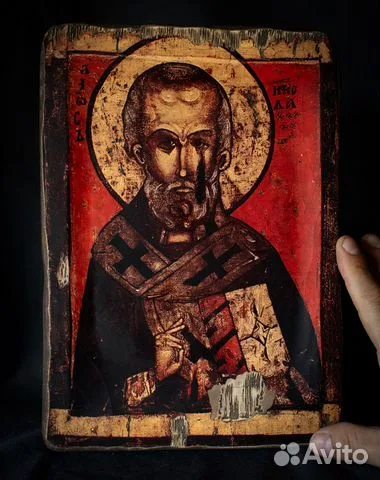 Святой Николай Чудотворец" Икона в подарок