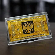Визитница «Гербовая» №1 — оригинальный подарок — фотография 1