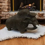 Каменная скульптура «Мамонт» из кальцита — необычный подарок — фотография 1