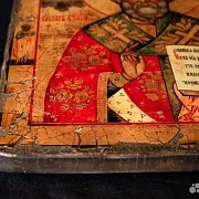 Святой Николай Угодник". Икона — красивый подарок — фотография 8