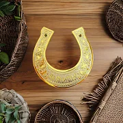 Подарочная подкова на дверь "На счастье". Средняя — фотография 1