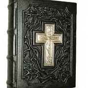 Евангелие — книга в кожаном переплёте — необычный подарок — фотография 2