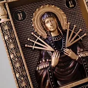 Икона резная Семистрельная в подарок — фотография 5