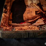 Икона "Распятие Иисуса Христа " +подставка — оригинальный подарок — фотография 8