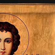 Икона деревянная с ковчегом "Святой Трифон" — необычный подарок — фотография 3