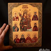 На память: Икона Богоматери "Неувядаемый цвет со святыми" — фотография 1