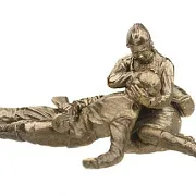 Бронзовый набор солдатиков «Советские санитары», 5 шт., 1:35 — необычный подарок — фотография 4