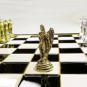 На память: Шахматы с металлическими фигурами — фотография 5