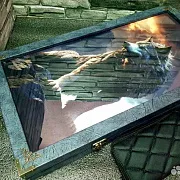 Нарды под стеклом «Волк и лев» — необычный подарок — фотография 1