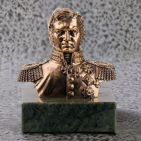 На память: Бюст «Ермолов А.П.» из бронзы